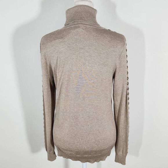 Joseph A. Brown Turtleneck Sweater NWT Size Small Light Brown Sweater - Picture 5 of 11